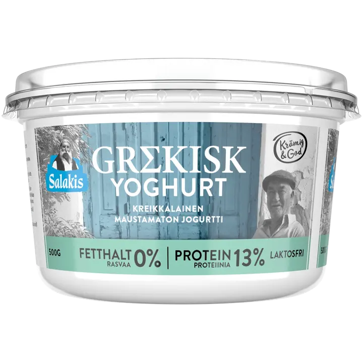 Salakis Kreikkalainen jogurtti 0% rasvaa 500g