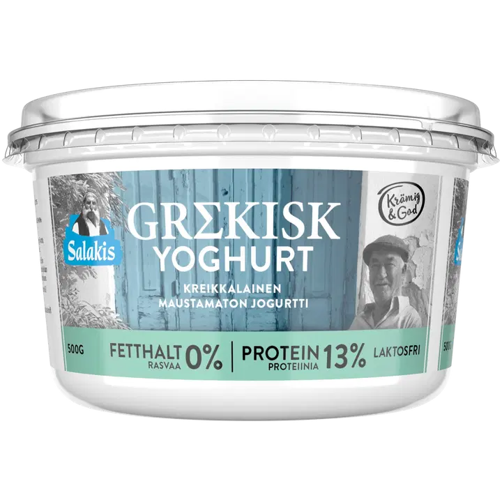 Salakis Kreikkalainen jogurtti 0% rasvaa 500g