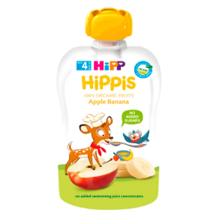 HiPP Hippis õunapüree banaaniga ÖKO peale 4k.