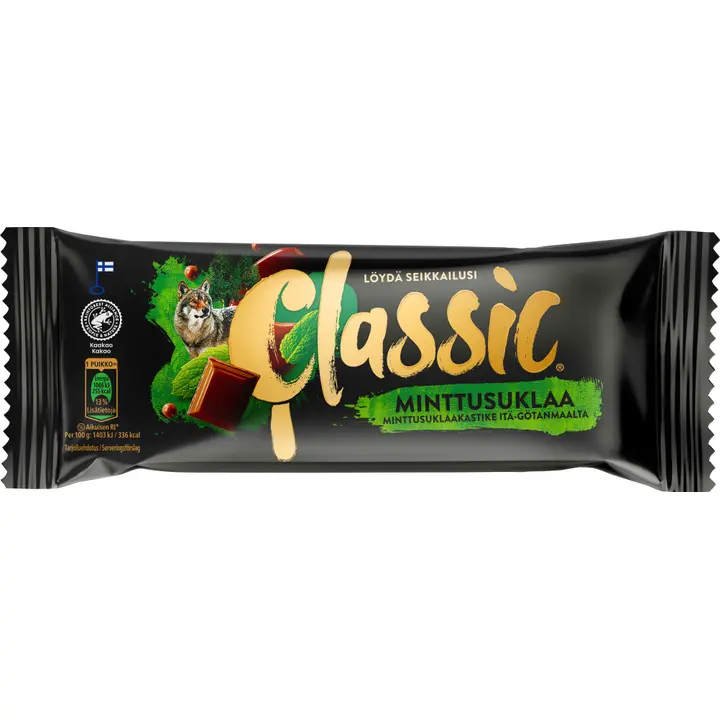 Classic Minttusuklaa kermajäätelöpuikko 76g/100ml