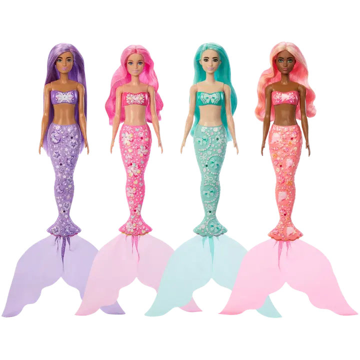 Barbie color reveal merineitsi aare