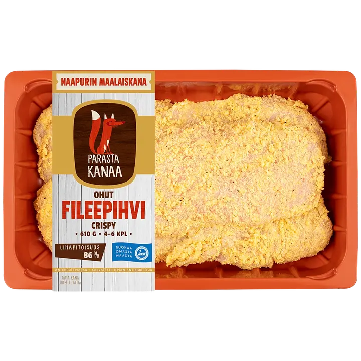 Naapurin Maalaiskanan ohutfileepihvi crispy 610g
