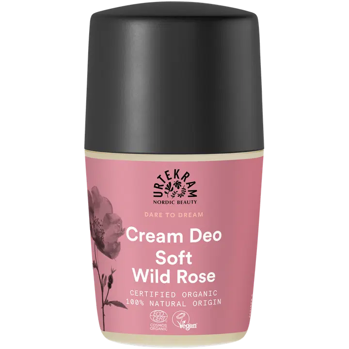 URTEKRAM Cream Deodorantti Soft Wild Rose 50ml