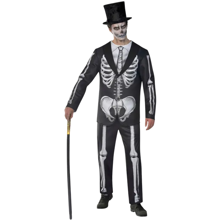 House aikuisten halloween-rooliasu luuranko L