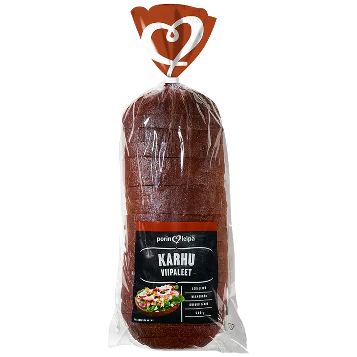 Porin Leipä Karhuviipaleet 500g