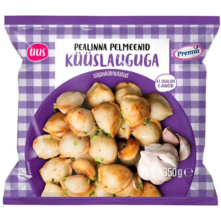 Pealinna pelmeenid küüslauguga 350g
