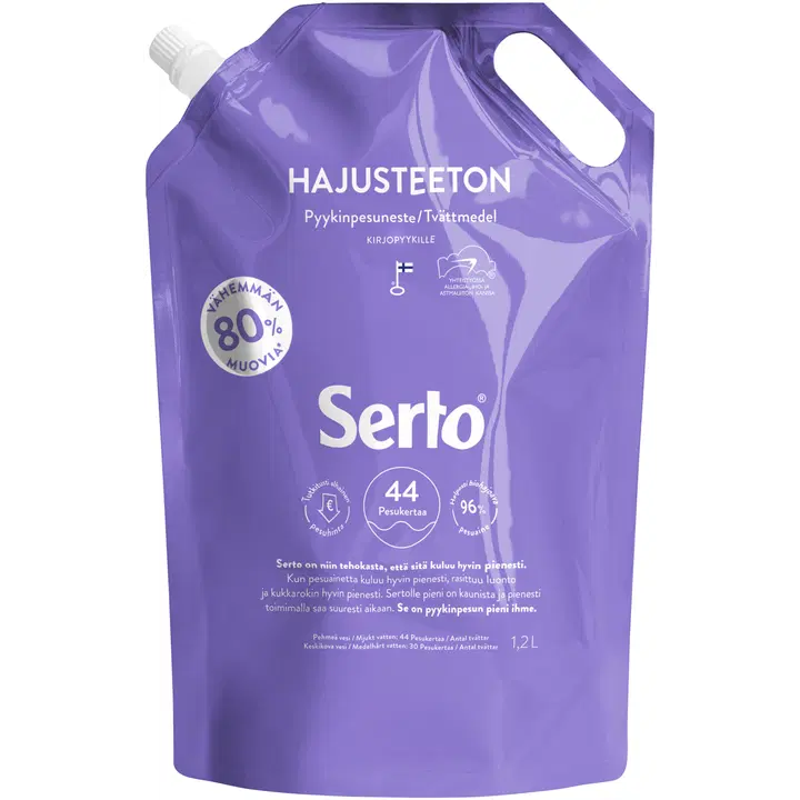 Serto Hajusteeton Pyykinpesuneste 1,2L