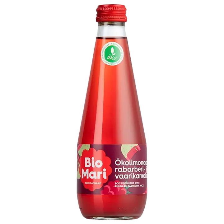 BioMari Vaarika-Rabarberilimonaad, 330 ml