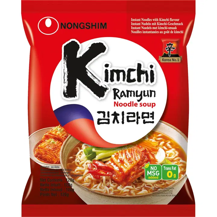 Nong Shim snabbnudlar kimchi ramyun 120g