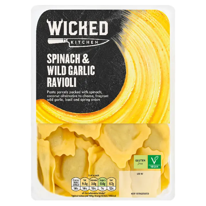 Wicked Kitchen - Asparagus&Peppercorn Ravioli 250g