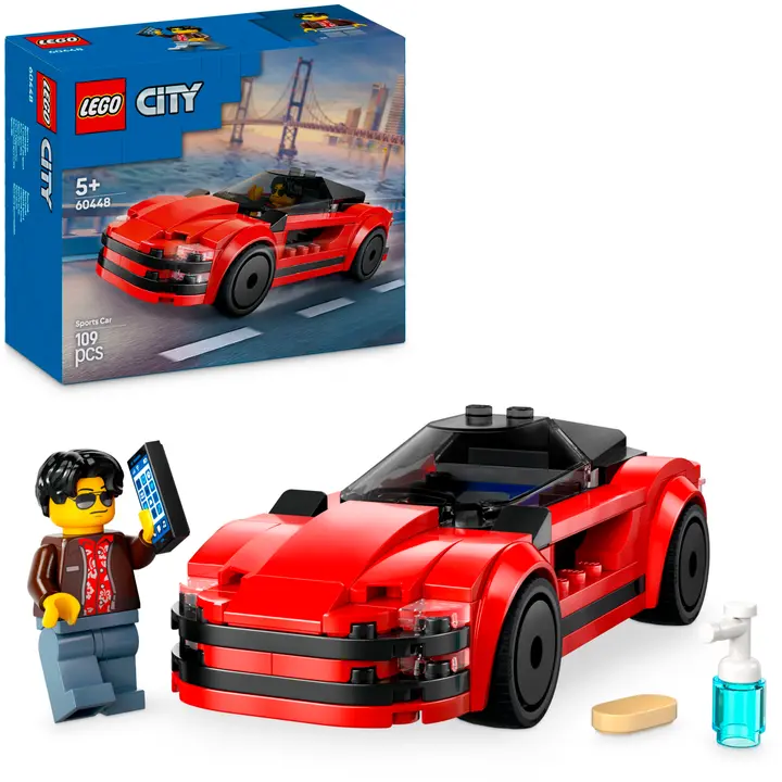 LEGO® City Great Vehicles 60448 Punainen urheiluauto