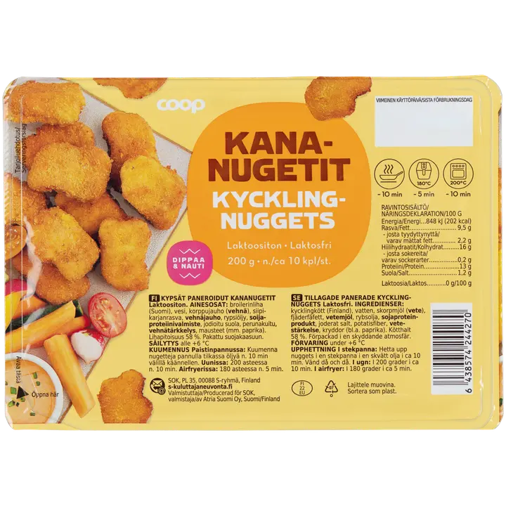 Coop Kananugetit 200g