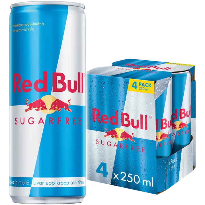 Red Bull Energiajuoma Sugarfree 4 x 250ml