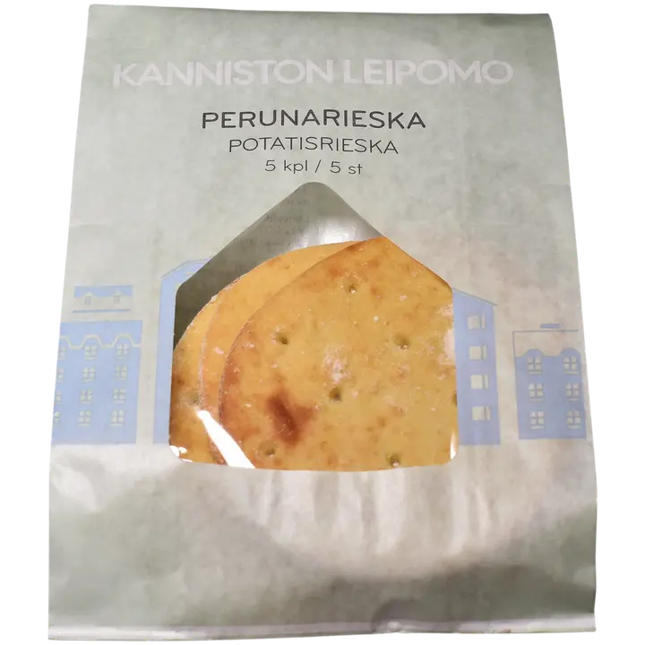 Kanniston Leipomon Perunarieska 5 kpl pakattu 220 g