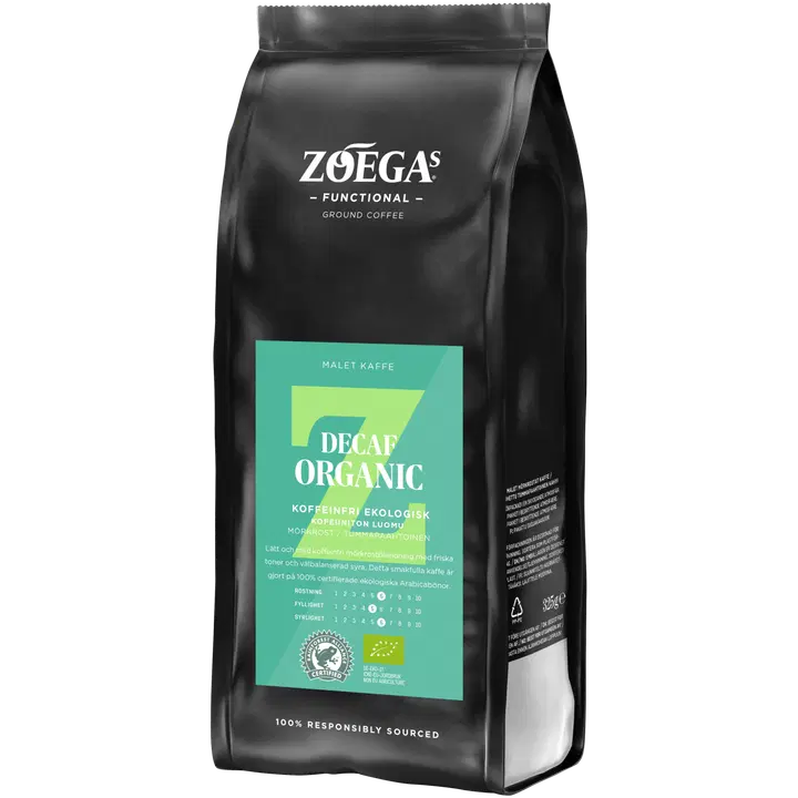 Zoégas 325g kofeiiniton luomu suodatinkahvi