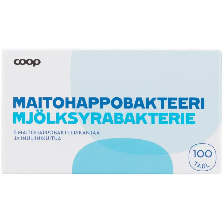 Coop maitohappobakteerivalmiste 100 tablettia