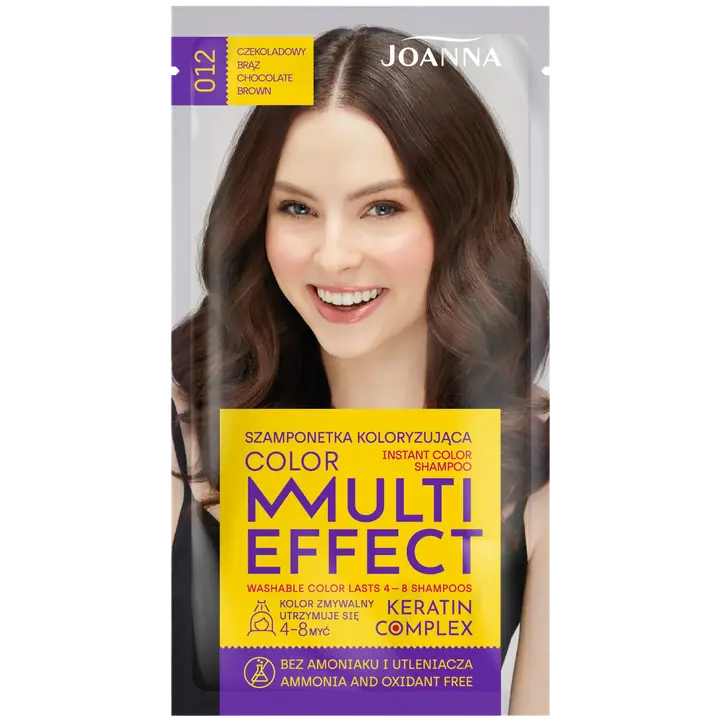 Joanna Multi Effect shampoo Chocolat Brown 012