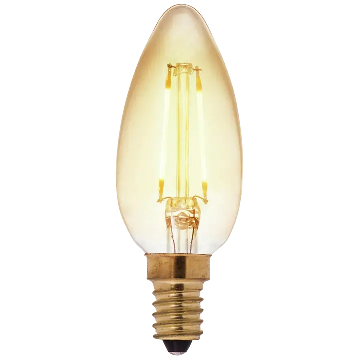 Airam kynttilä 2,5W E14 225LM 2200K decor amber