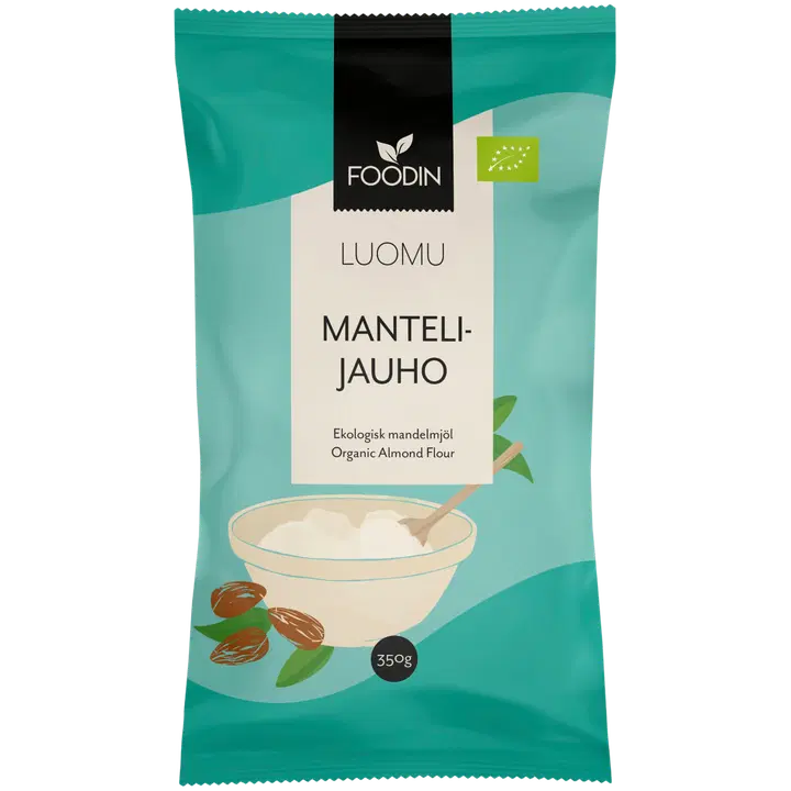 Foodin ökoloogiline mandlijahu, 350 g