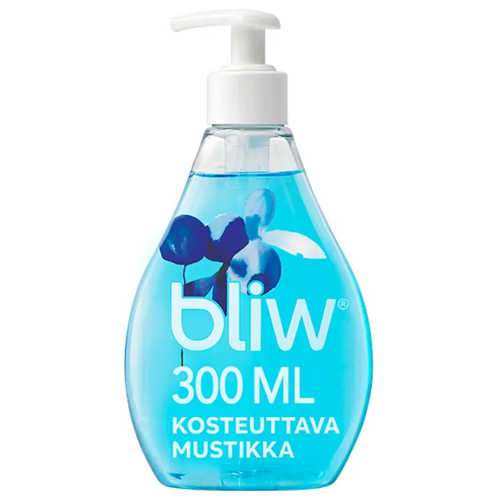 Bliw Mustikka pumppupullo nestesaippua 300ml