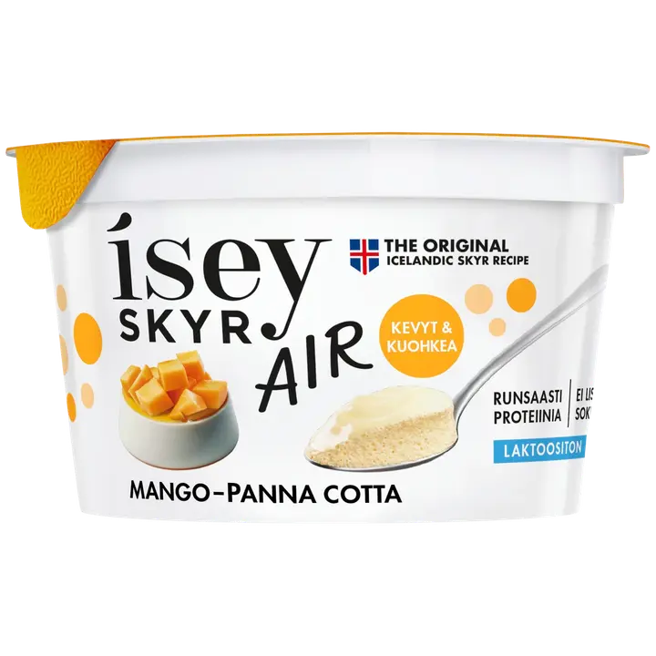 Isey Skyr Air Mango-panna cotta laktoositon maitovalmiste 125g