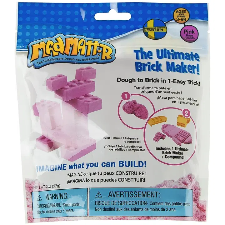 Mad Mattr The Ultimate Brick Maker pinkki