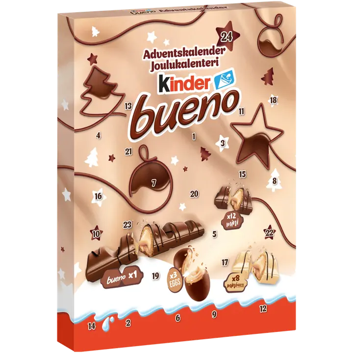 Kinder Bueno - suklaajoulukalenteri 181g