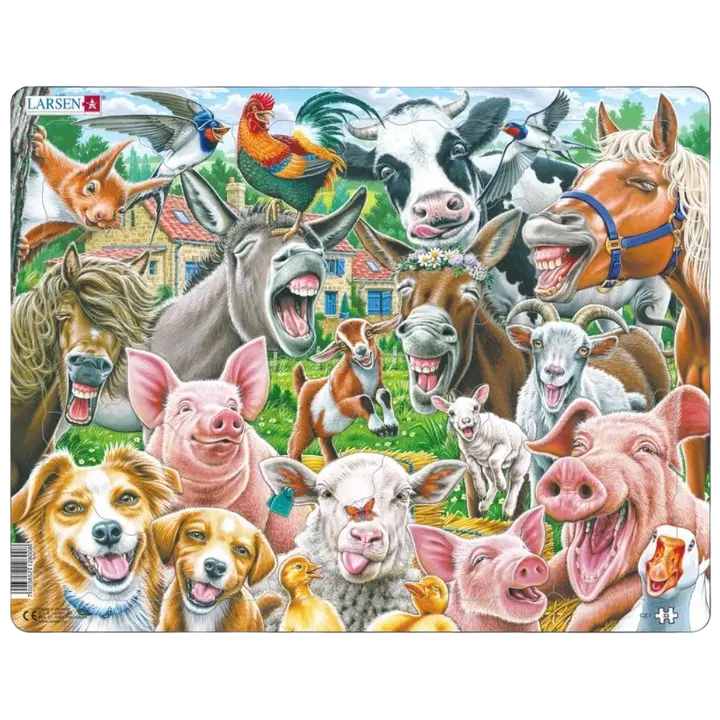 Puzzle õnnelik talu 33 tk
