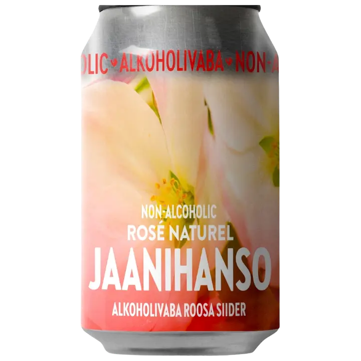 Jaanihanso Rose Naturel alkoholivaba siider 330ml