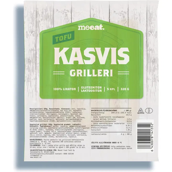 MUU Tofu Kasvisgrilleri 320g