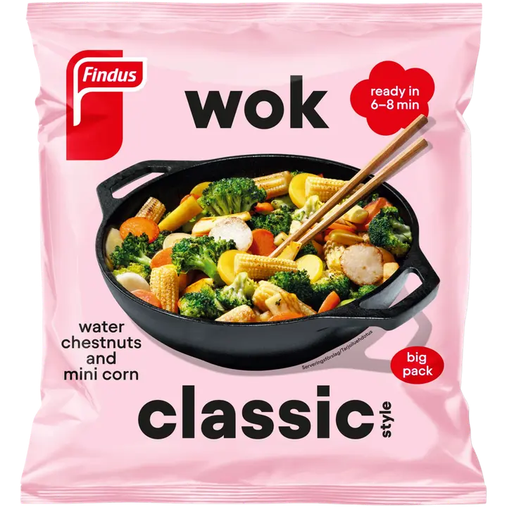 Findus Wok Classic Style 850g, pakaste