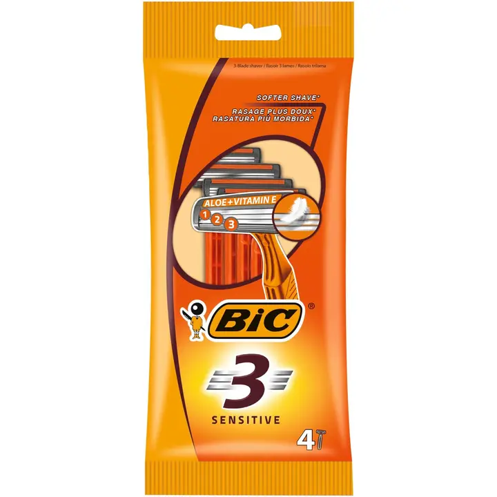 BIC varsiterä 3 Sensitive 4-pack