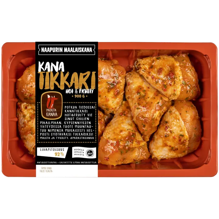 Naapurin Maalaiskanan kanatikkari, hot&fruity 900g