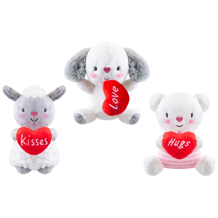 Pehme loom südamega 3ass 15cm