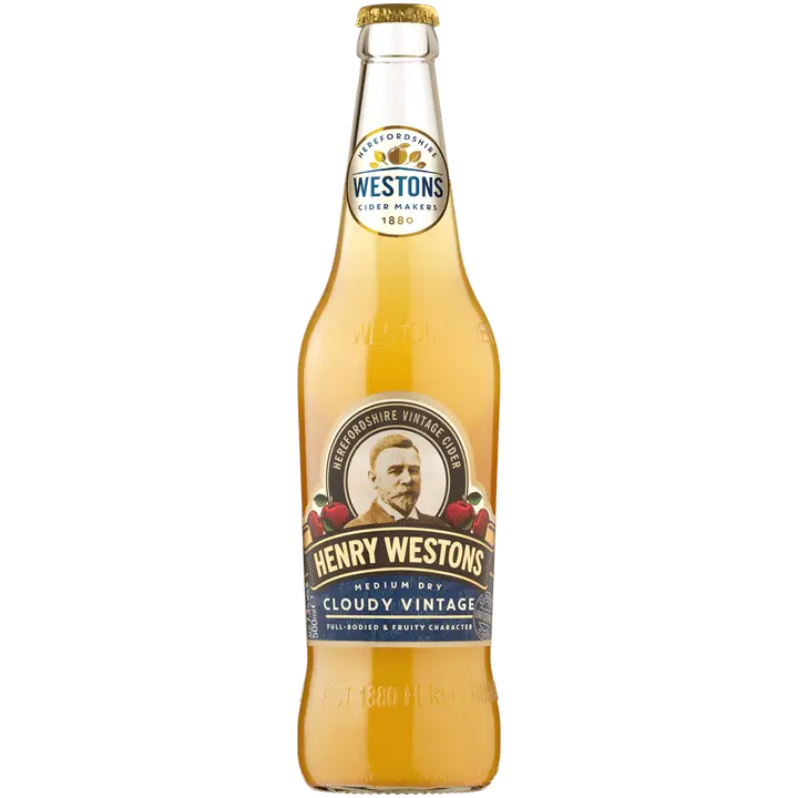 Henry Westons Cloudy Vintage Cider 7,3% 50cl plo