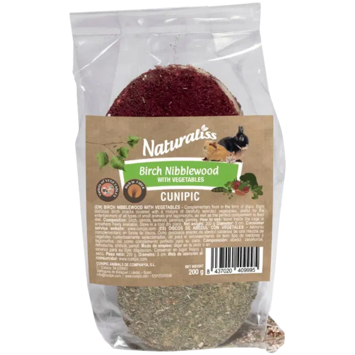 Cunipic grönsakssnackskivor 200 g
