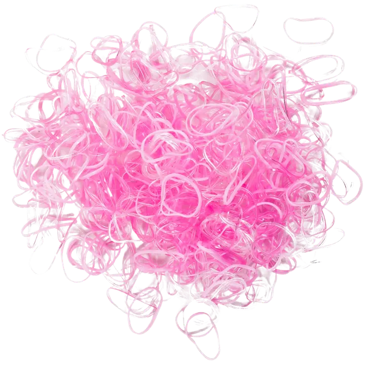 Raffini silikonihiuslenkki 500 kpl pastelli