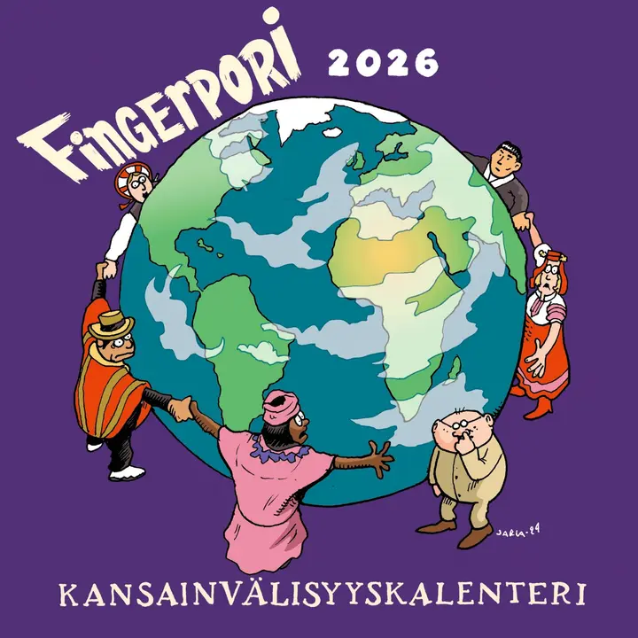 Like Fingerpori seinäkalenteri 2026