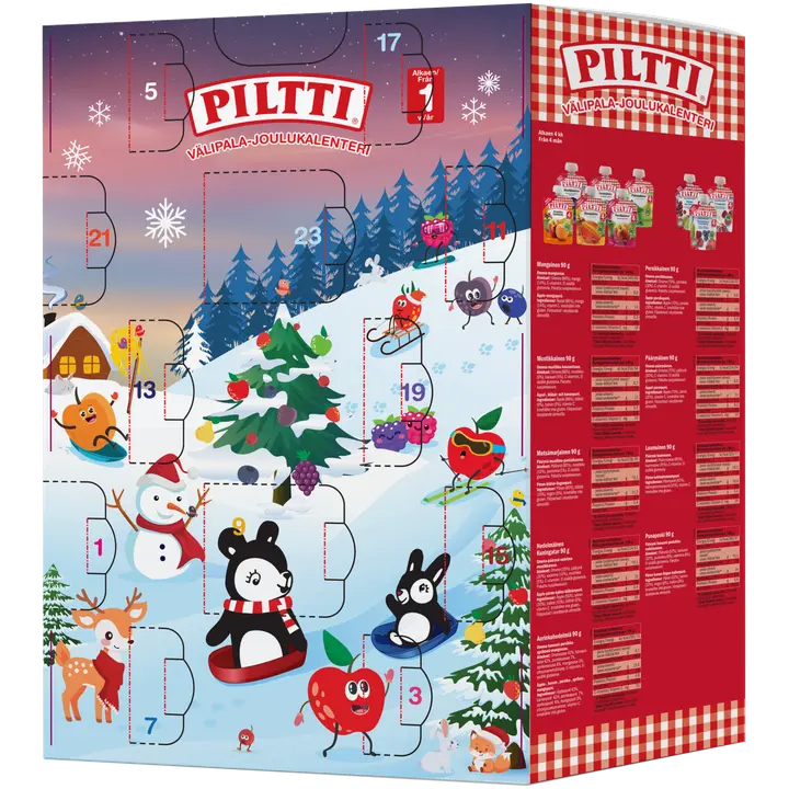 Piltti Välipala-Joulukalenteri 1.585kg