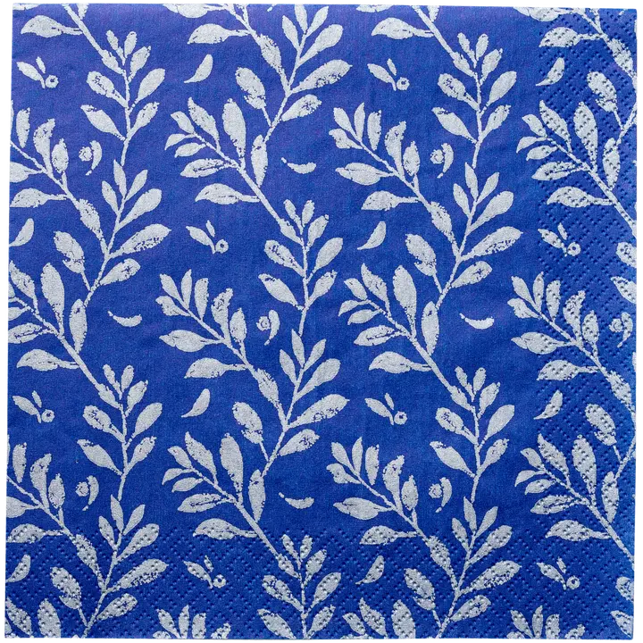 Havi Olivia sinihopea lautasliina 20kpl/33cm