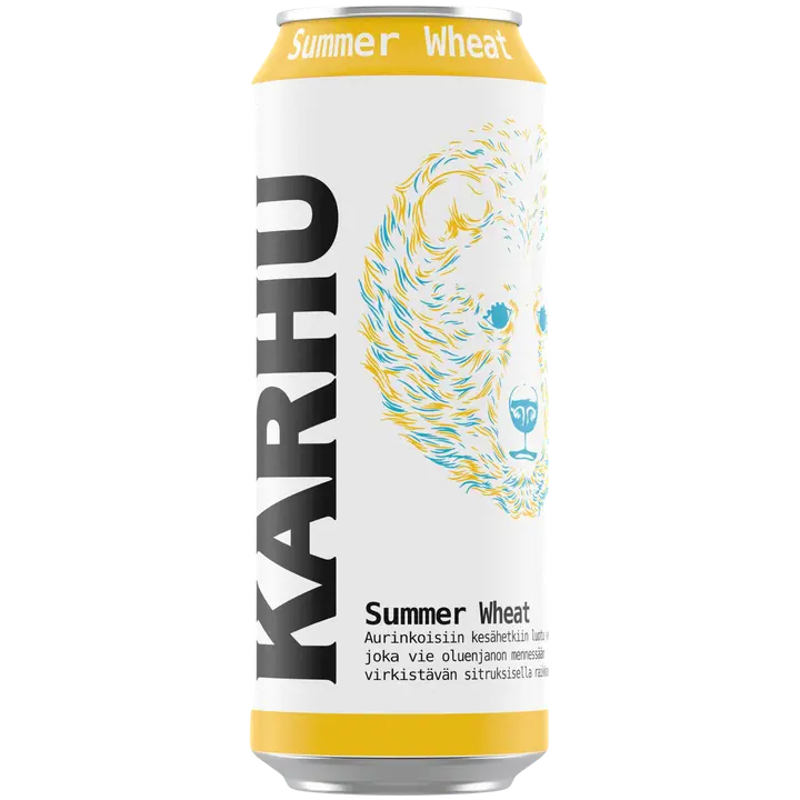 Karhu Summer Wheat olut 4,8 % tölkki 0,5 L