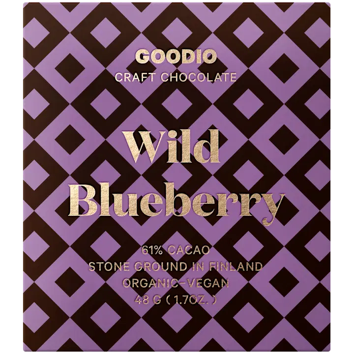 Goodio 48g Wild Blueberry 61% Suklaa
