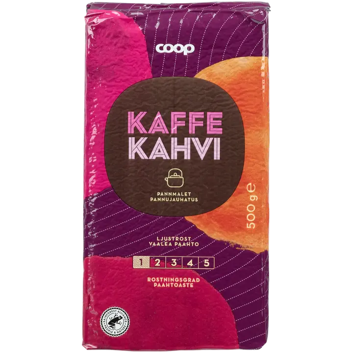Coop kahvi vaalea paahto pannujauhatus 500 g