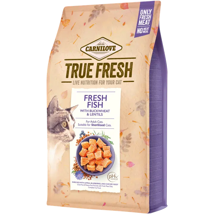 Carnilove True Fresh Kala steriloiduille kissoille 4,8 kg