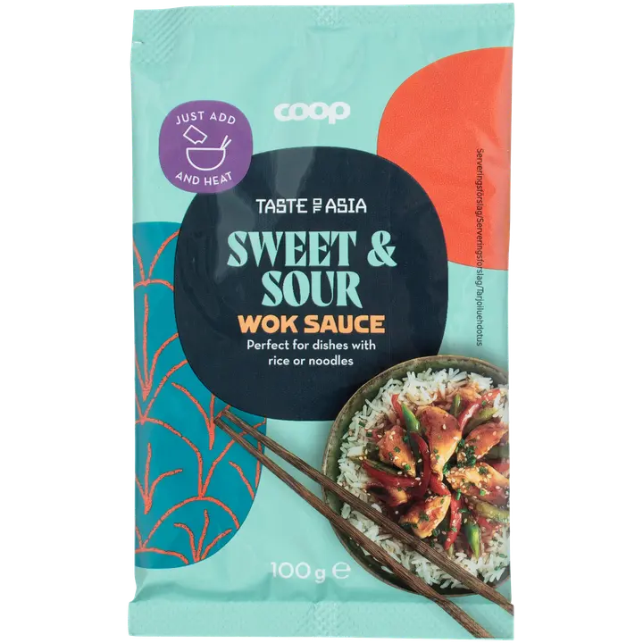 Coop Taste of Asia Sweet & Sour wok-kastike 100 g