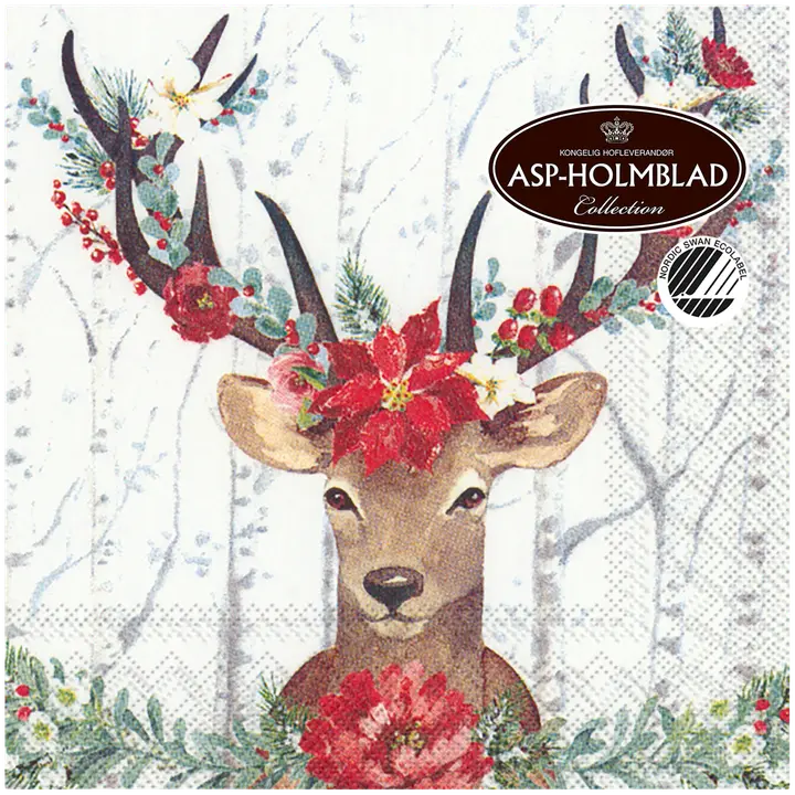ASP Lautasliina Deer Cheer 25cm