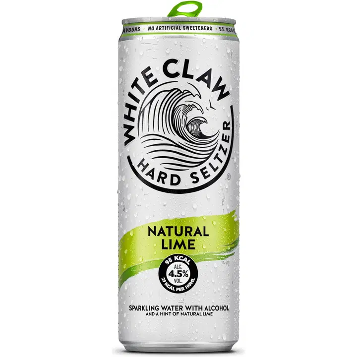 White Claw Hard Seltzer Natural Lime 4,5% 0,33l