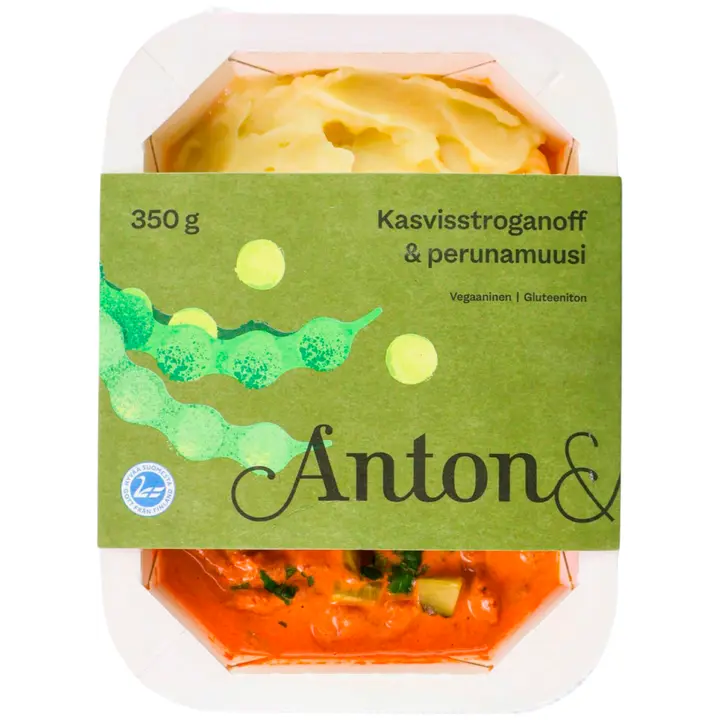 Anton&Anton Kasvis-stroganoff & perunamuusi 350g