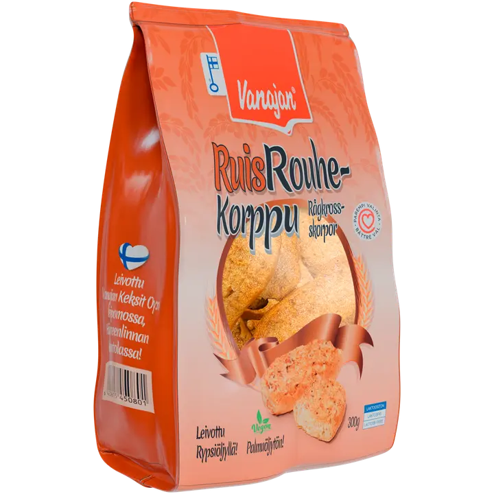 Vanajan Ruisrouhekorppu 300g