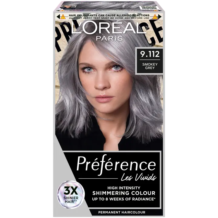 L'Oréal Paris Préférence Vivid Colours Smokey Grey intensiivinen kestoväri 1kpl